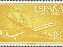 Spain 1955 Transports 4,80 Ptas Amarillo Edifil 1176. Spain 1955 1176 Nao. Subida por susofe